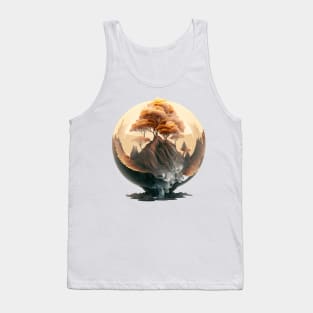 Tree in Isometric Globe: A World of Possibilities Tank Top